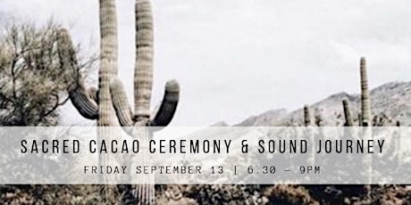 Sacred Cacao Ceremony and Sound Journey primary image