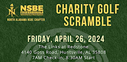 Image principale de NSBE Professionals Charity Golf Scramble