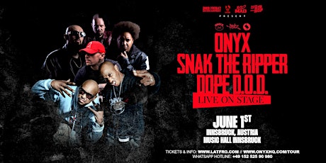 ONYX, Dope D.O.D. & Snak The Ripper  - Live in Innsbruck