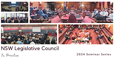 NSW Legislative Council in Practice Seminar Series - 2024 primary image