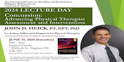 2024 LECTURE DAY Concussion: Advancing PT Assessment and Interventions  primärbild