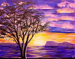 IN-STUDIO CLASS Sunset Tree  Sat. May 25th 7pm $40 primary image