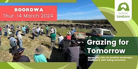 Grazing for Tomorrow: for positive landscape, business & well-being outcome primary image