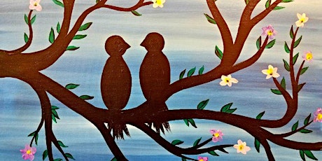 IN-STUDIO CLASS  Lovebirds Fri. May 3rd 6:30pm $40 primary image