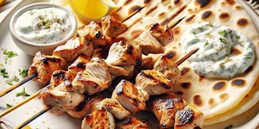 Primaire afbeelding van Global Kitchen Adventures - Greek Inspired Chicken Skewers