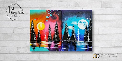 Imagen principal de Sip & Paint Date Night : Dazzling Night