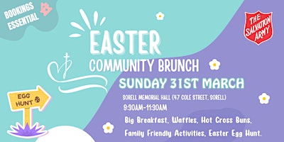 Primaire afbeelding van South East Salvos- Easter Community Brunch