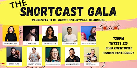 Snortcast Comedy Gala - 13th March primary image