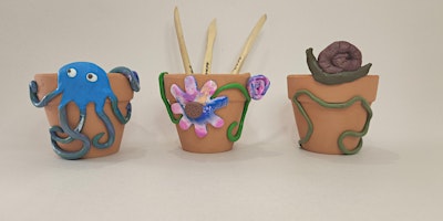 Imagem principal de Polymer Clay on Terracotta Pots - Kids 10+