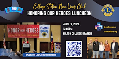 Primaire afbeelding van Honoring Our Heroes Luncheon 2024