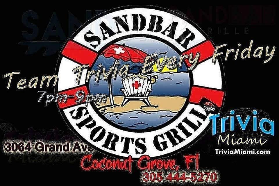 Trivia Fridays at Sandbar