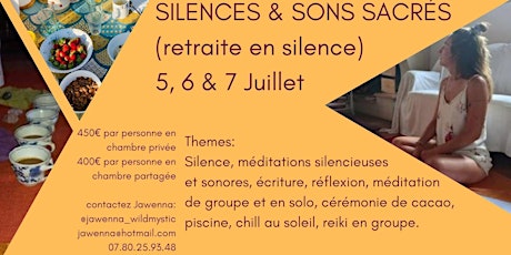 SACRED SOUNDS AND SILENCES - SILENCES & SONS SACRÉS (en/fr)