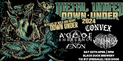 Imagem principal de Metal United Down Under 2024 Port Macquarie