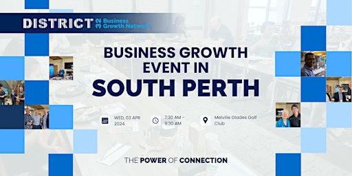Imagem principal do evento District32 Business Networking Perth – South Perth - Wed 03 April