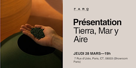 Présentation de la collection "Tierra Mar y Aire" (Paris)