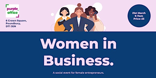 Primaire afbeelding van Purple Office - Women in Business Social Event