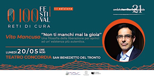 Hauptbild für Vito Mancuso in "Non ti manchi mai la gioia"  Festival 0/100