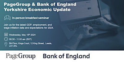 Hauptbild für PageGroup & Bank of England Yorkshire Economic Update