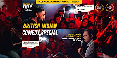 Imagem principal de British Indian Comedy Special - Reykjavík - Stand up Comedy in English