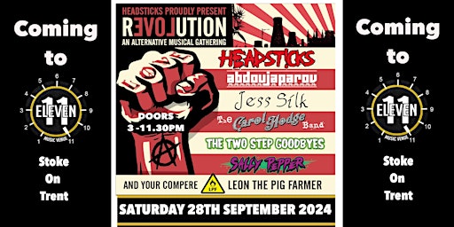 Image principale de Headsticks Revolution Gathering live at Eleven Stoke