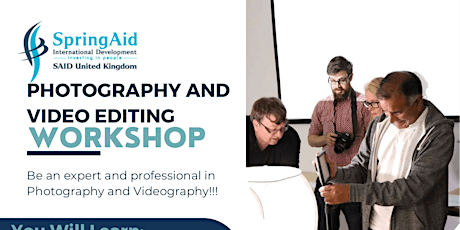 Free Photography and Video Editing Workshop