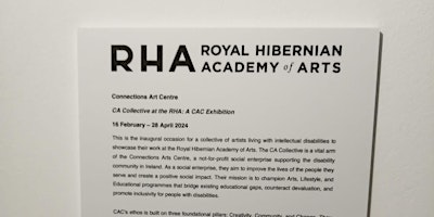 Artists Demonstrations and Conversations with the CA Collective at the RHA primary image