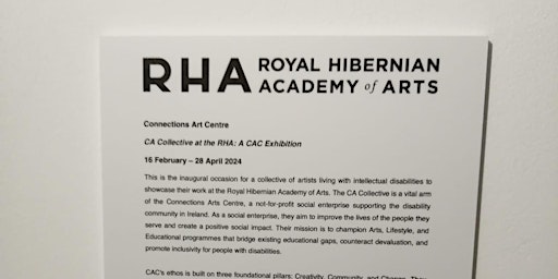 Imagen principal de Artists Demonstrations and Conversations with the CA Collective at the RHA