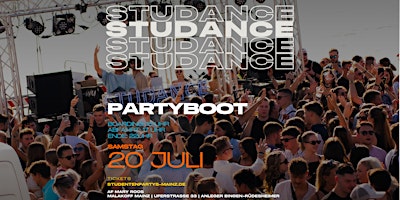 Immagine principale di STUDANCE PARTYBOOT I 20.07 I Mainz 