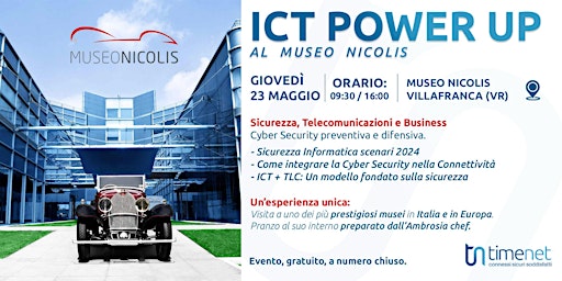 Imagem principal do evento ICT Power Up - Museo Nicolis (VR)