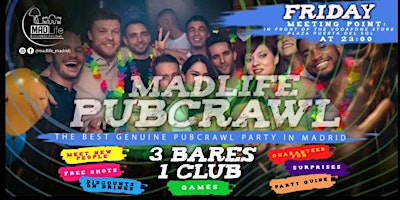 Imagen principal de Friday International Meeting & Party Pubcrawl!