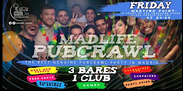 Friday International Meeting & Party Pubcrawl!