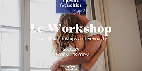Primaire afbeelding van Workshop Relationship and sexuality – Paris