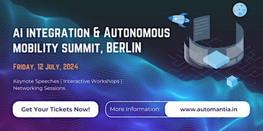 Hauptbild für AI Integration and Autonomous Mobility | Berlin