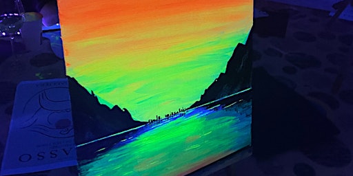 Imagem principal de Paint + Sip Reloaded - The Glow-in-the-dark experience