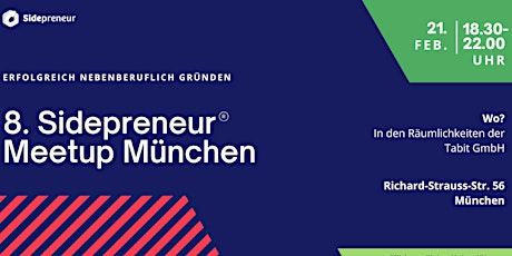 Imagem principal do evento Sidepreneur Meetup München: Hier treffen sich nebenberufliche Gründer*innen