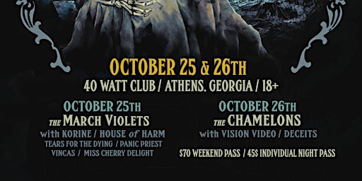 Hauptbild für 2nd Annual Southern Gothic Festival :   Two Day Ticket