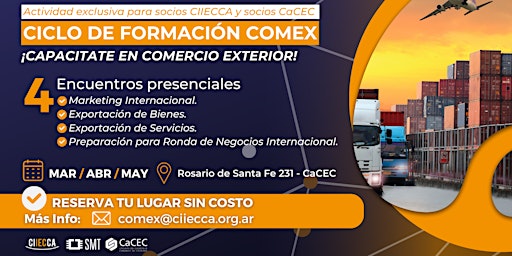 Imagem principal do evento CICLO DE FORMACIÓN EN COMERCIO EXTERIOR