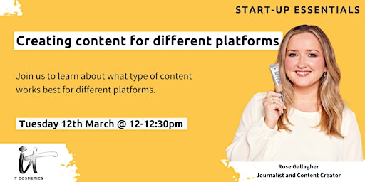 Start-up Essentials: Creating content for different platforms primary image