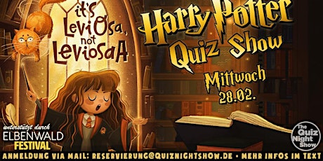 Hauptbild für Quiz Night Show #456 // Harry Potter Spezial (Mittwoch)