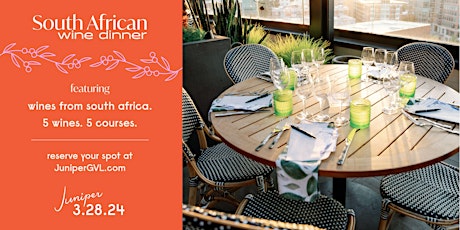 South African Wine Dinner on the Rooftop