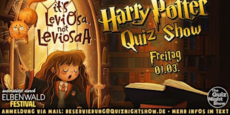 Hauptbild für Quiz Night Show #456 // Harry Potter Spezial (Freitag) AUSGEBUCHT!