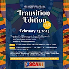 SCANJ Part 1 Transition Edition Pop Up Event! primary image