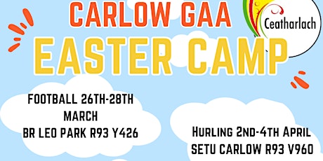Carlow GAA Easter Hurling Camp 2024