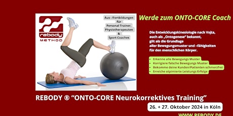 REBODY  “ONTO-CORE Neurokorrektives Training” Fortbildung