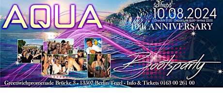 AQUA Bootsparty 2024 - 10th Anniversary