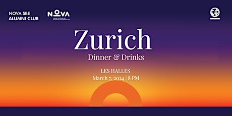 Nova SBE Alumni Dinner & Drinks Zurich  primärbild