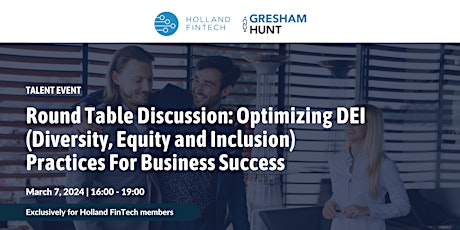 Round Table Discussion: Optimizing DEI Practices For Business Success primary image