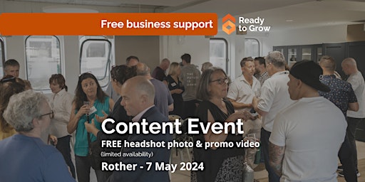 Imagem principal de Ready To Grow FREE Content Event - Bexhill