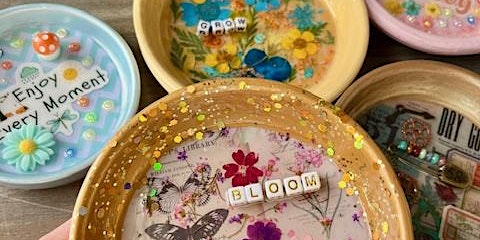 Make Your Own Resin Jewelry Dish at Cool Beans Cafe