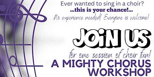 Imagem principal do evento Mighty Chorus Workshop!